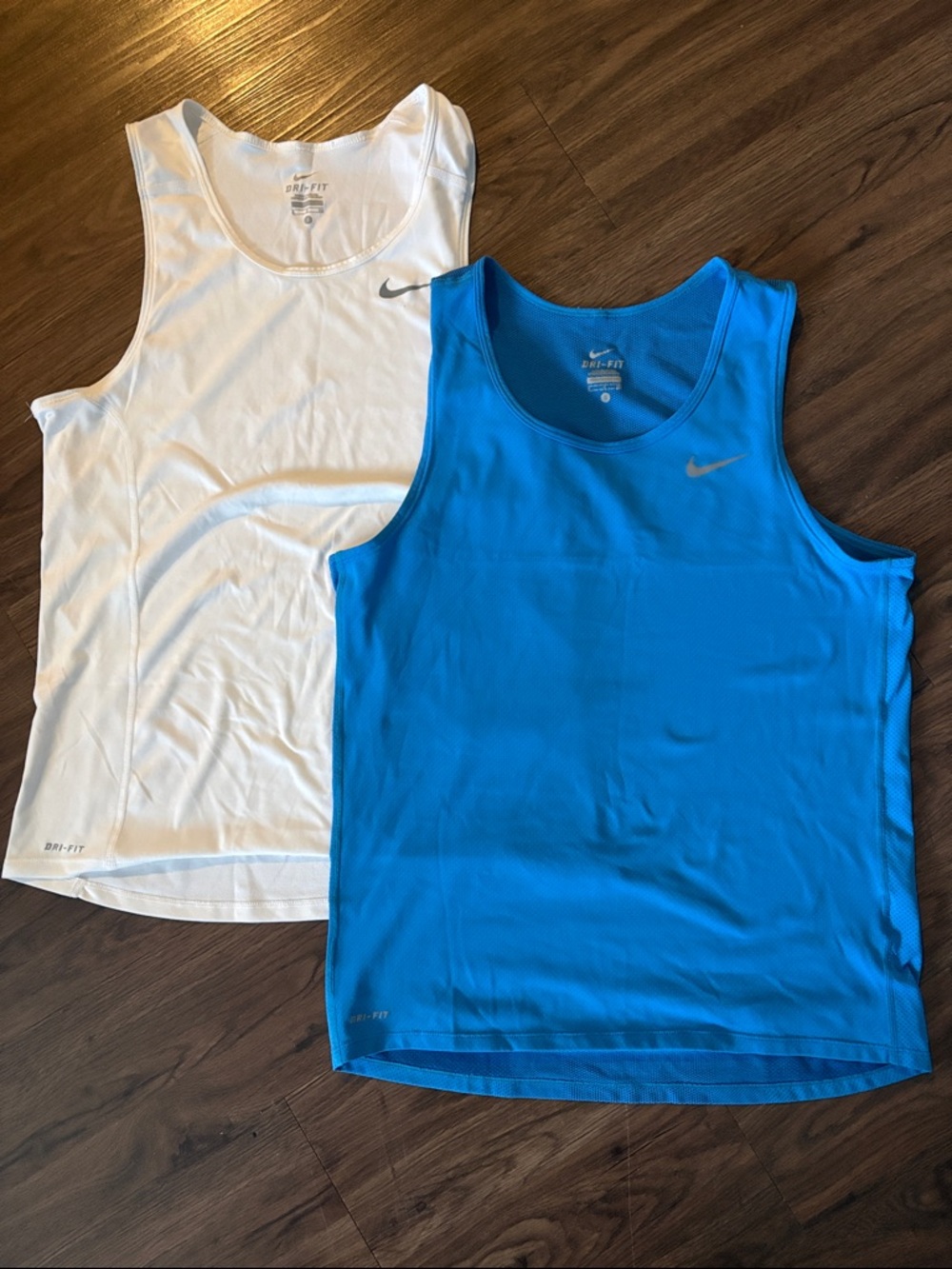 Nike Dri-Fit Running Singlets (2) size small